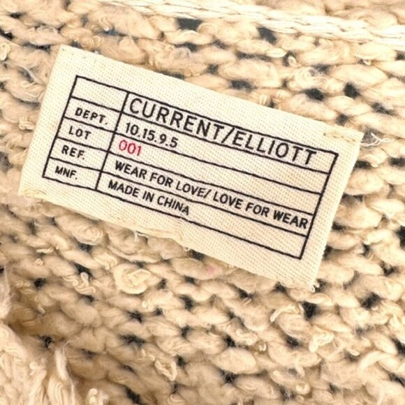 Anthropologie - Chic Beige Oversized Knit Sweater with Side Buttons - Picture 3 of 3
